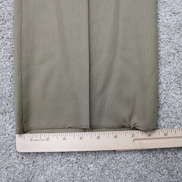 Zanella Todd Dress Pants NWT Mens 42 Beige 100% Wool Flat Front Unhemmed - Picture 5 of 12